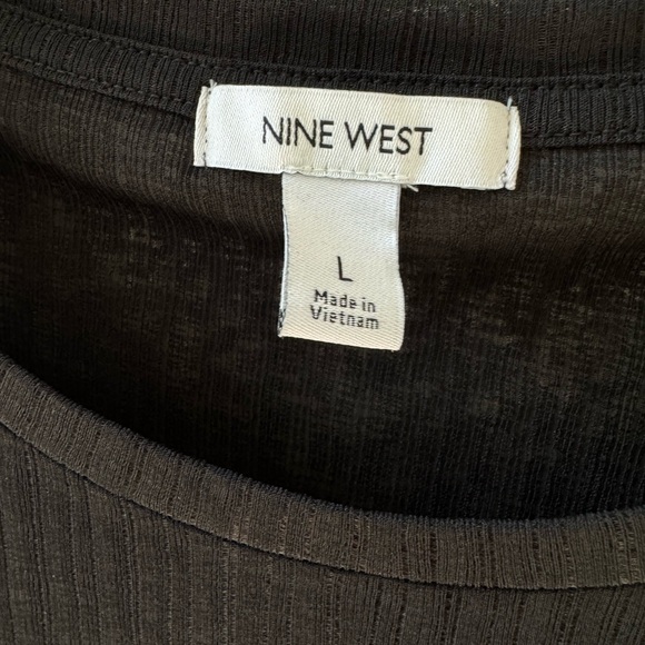 Nine West sheer black top - Picture 4 of 5